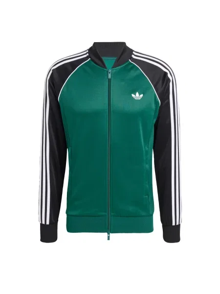 ADIDAS ORIGINALS Gornji dio trenirke SST smaragdno zelena / crna bijela
