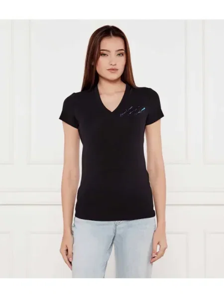 Armani Exchange Tricou negru