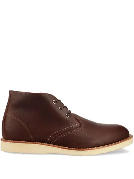 Botine Red Wing Shoes din piele roșu