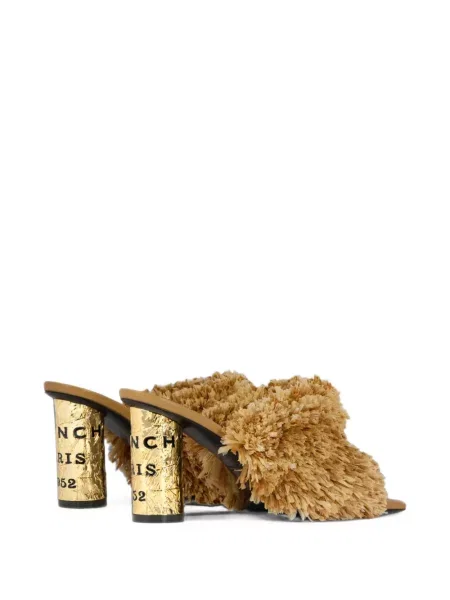 Papuci tip mules Givenchy cu franjuri