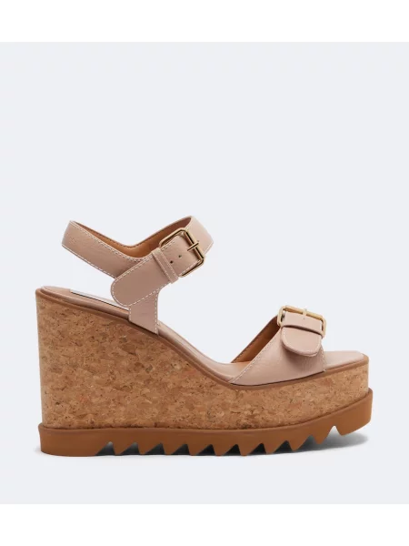 Sandale Stella Mccartney cu platformă roz