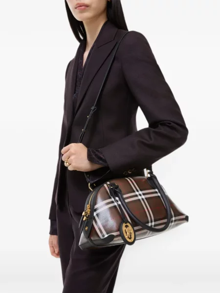 Geantă shopper Burberry maro