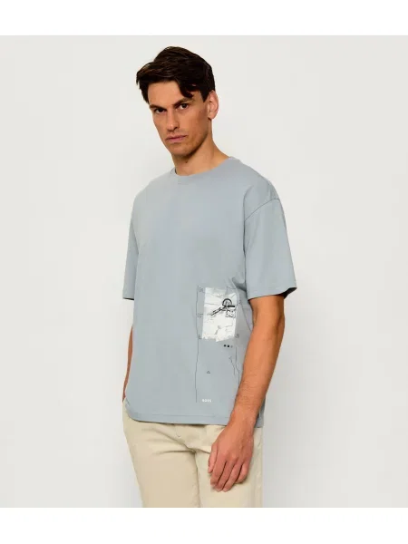 BOSS ORANGE Tricou Te_Journey gri
