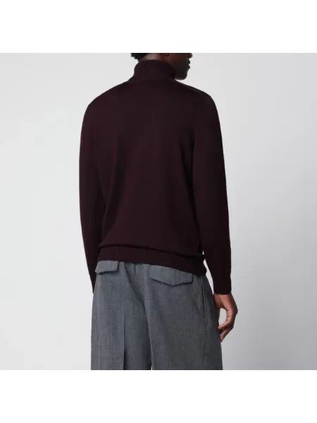 Sweter Drumohr wełniany brązowy
