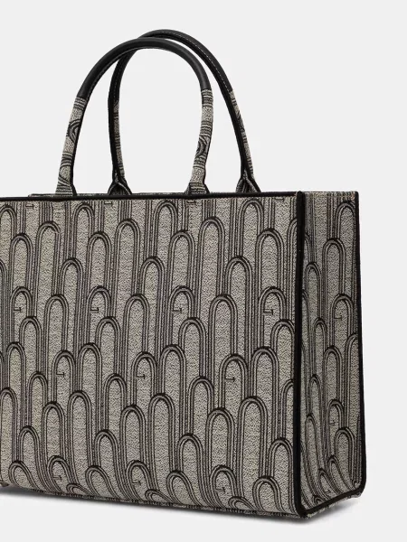 Furla Shopper táska FURLA OPPORTUNITY bőr hozzáadásával bézs