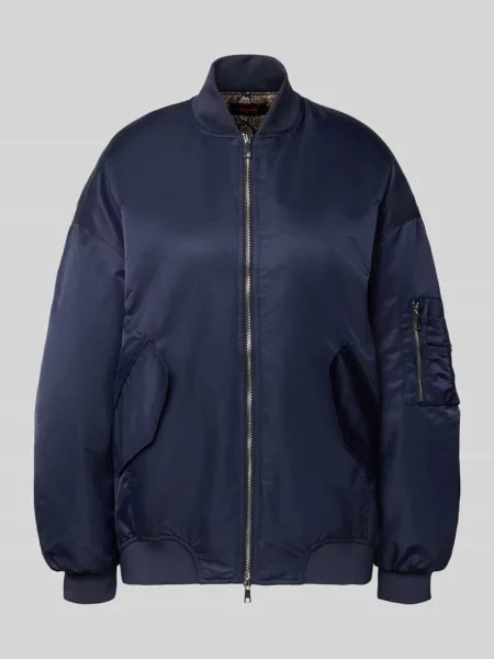 Bomberka o kroju relaxed fit z dwustronnym zamkiem błyskawicznym Miss Goodlife