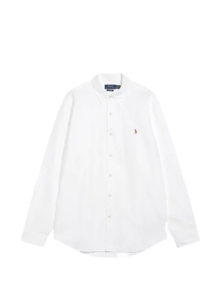 Cămașă Polo Ralph Lauren cu broderie alb