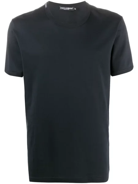 Tricou Dolce & Gabbana cu decolteu în V albastru