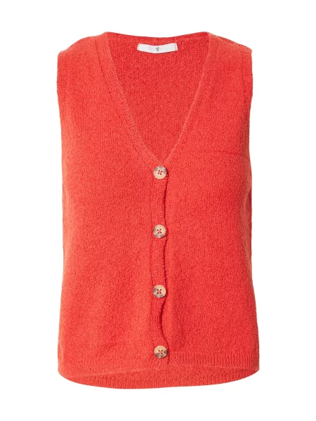 Hailys Vestă tricotată orange roșu
