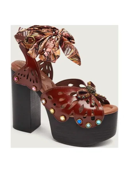 Kurt Geiger Sandale cu gros BUTTERFLY maro
