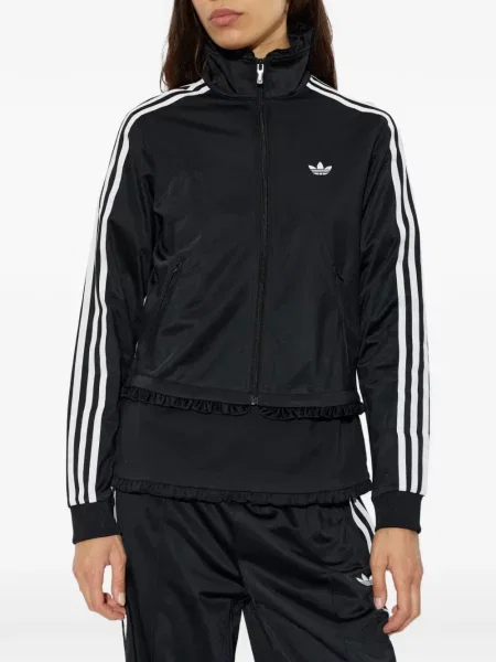 Decupat tricou Adidas cu imagine alergare gri