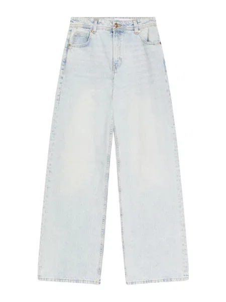 Bershka Kavbojke pastelno modra