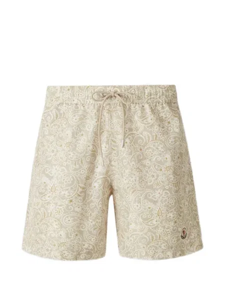Slip de baie Moncler cu model paisley