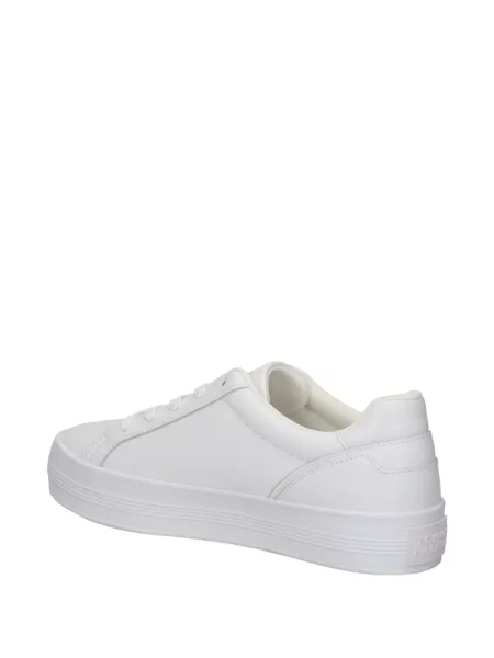 Sneakerși Tommy Hilfiger cu autograf alb