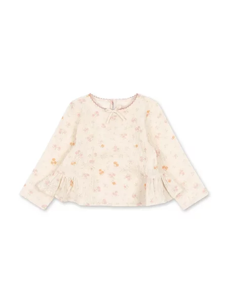 Konges Sløjd блузка із рюшами дитяча з ELIN BOW BLOUSE GOTS