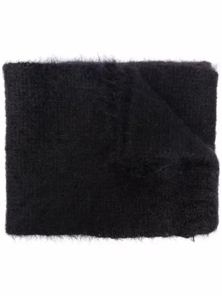 Fular Raf Simons de mohair negru