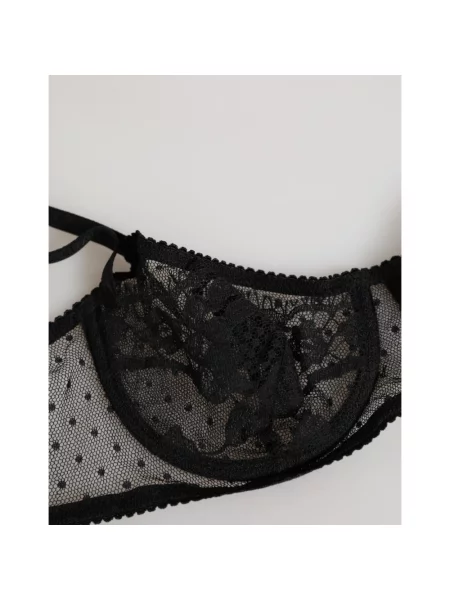 Biustonosz balkonetka Dolce And Gabbana czarna