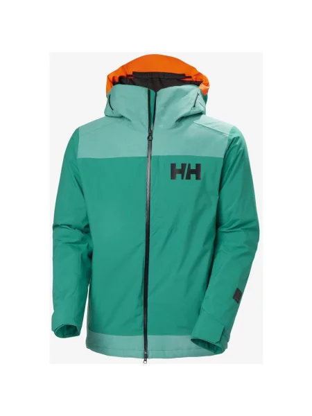 Kurtka z kapturem Helly Hansen Powdreamer PrimaLoft Ski Free szmaragdowy L zielony