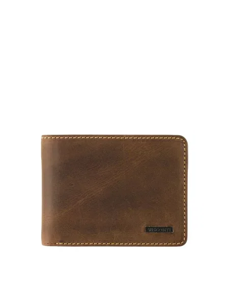 Кожаный кошелек Visconti коричневый
