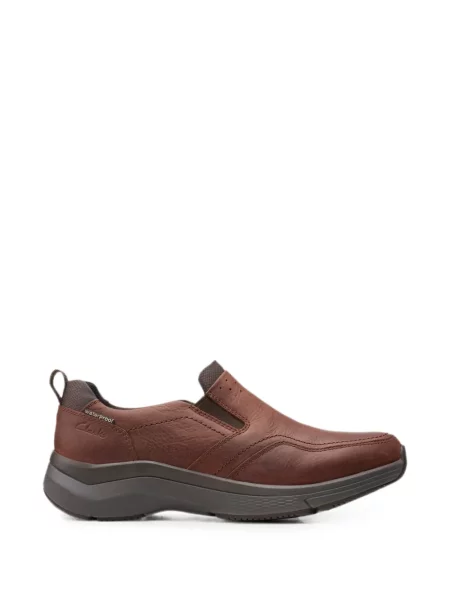 Sneakerși Clarks Originals din piele maro