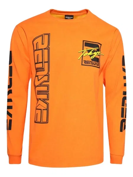 Dugo majica Rensuke Tokyo tie-dye narančasta