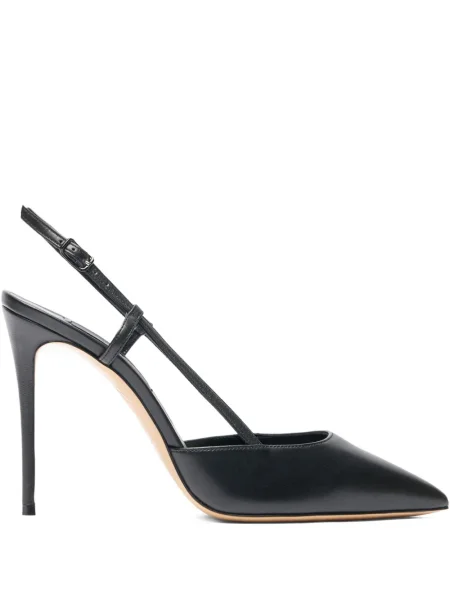 Pantofi cu toc Casadei slingback negru
