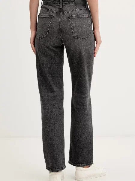Tommy Jeans jeansy straight czarne