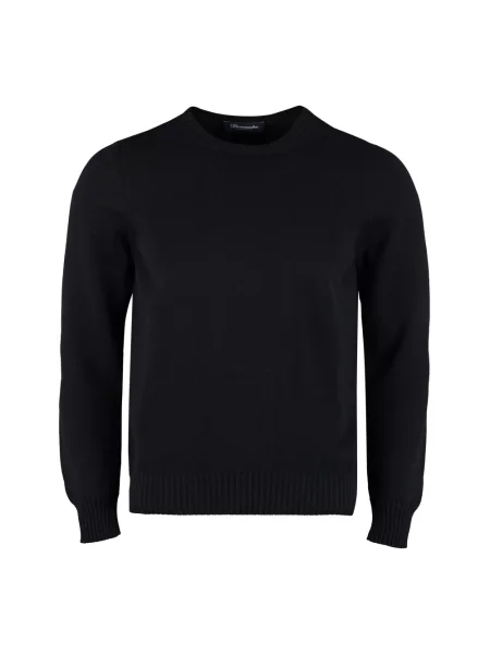Sweter Drumohr żakardowy niebieski