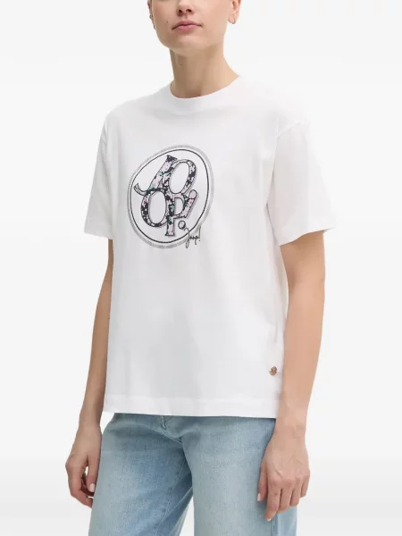 Tricou Joop! cu imagine alb