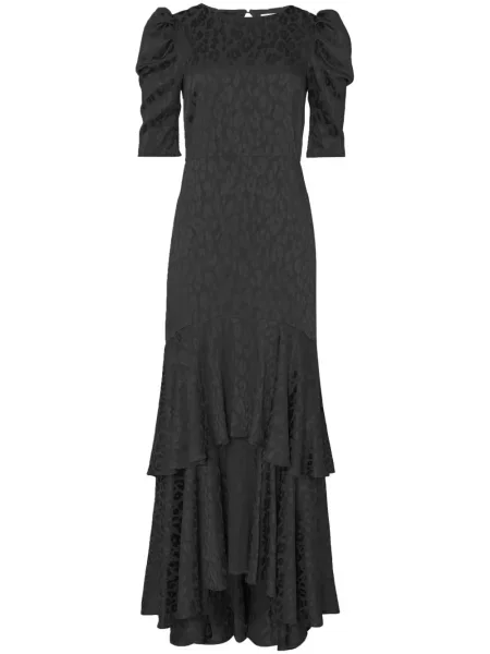 Maksi sukienka maxi Temperley London garniturowa czarna