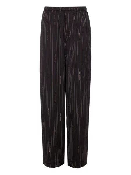 Pantaloni Balenciaga cu dungi negru