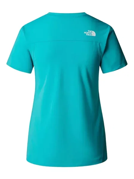 Tricou The North Face cu autograf albastru