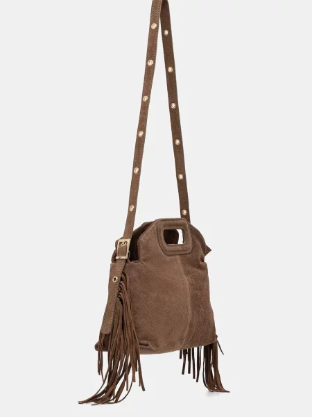 Замшева сумочка Answear.LAB коричневий