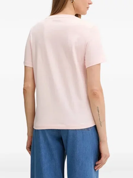 Tricou Gant cu autograf roz