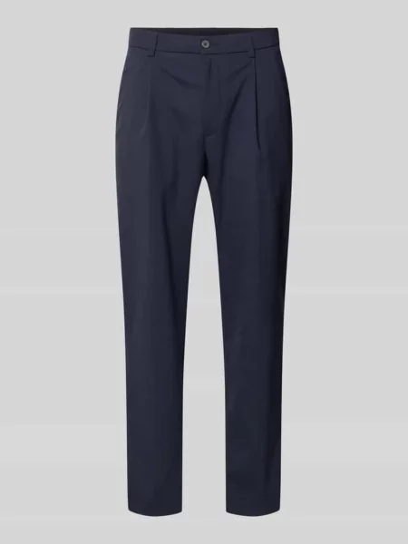 Spodnie o kroju loose fit z tylnymi Bugatti