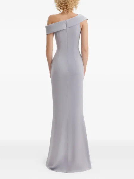 Rochie Gemy Maalouf asimetrică gri