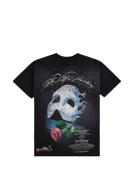 Tričko Hellstar s potiskem černé