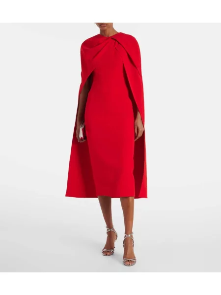 Rochie midi Safiyaa până la genunchi de costum roșu