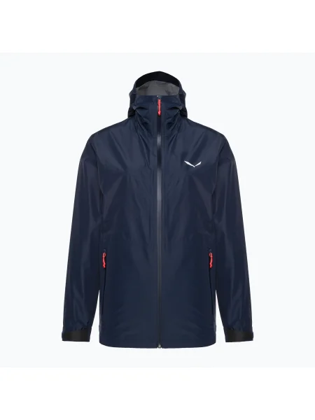 Jachetă de ploaie pentru femei Salewa Puez Aqua 4 PTX marin albastru