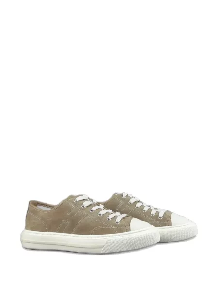 Sneakerși Hogan din piele de căprioară maro