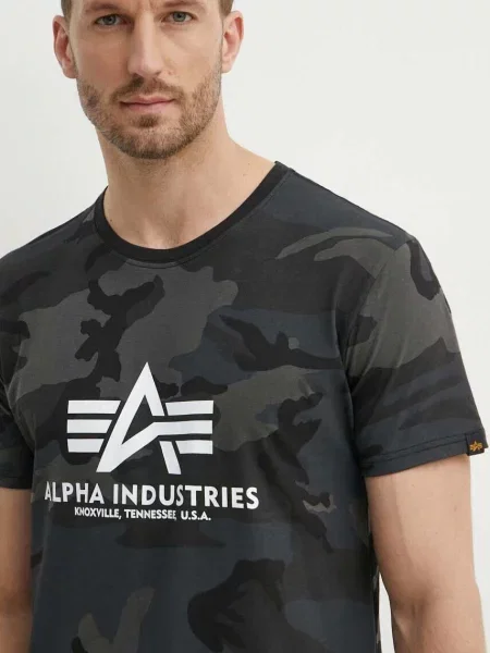 Футболка Alpha Industries зеленая