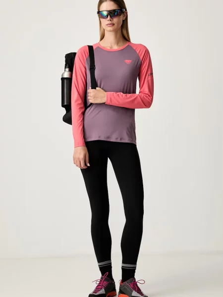 Tricou cu mânecă lungă Dynafit violet