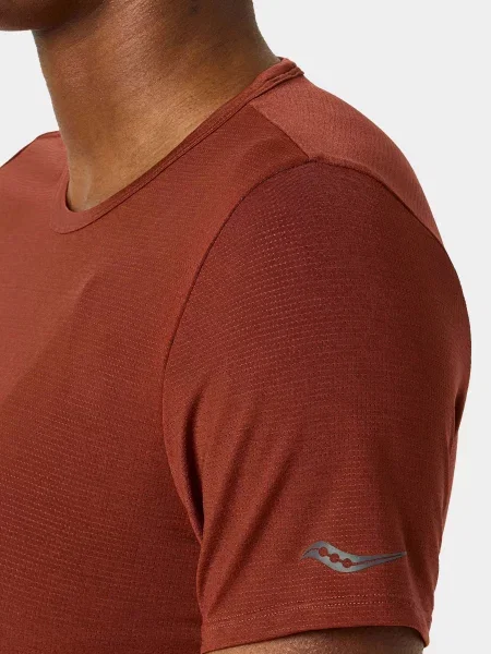 Спортивна футболка Saucony бордовий