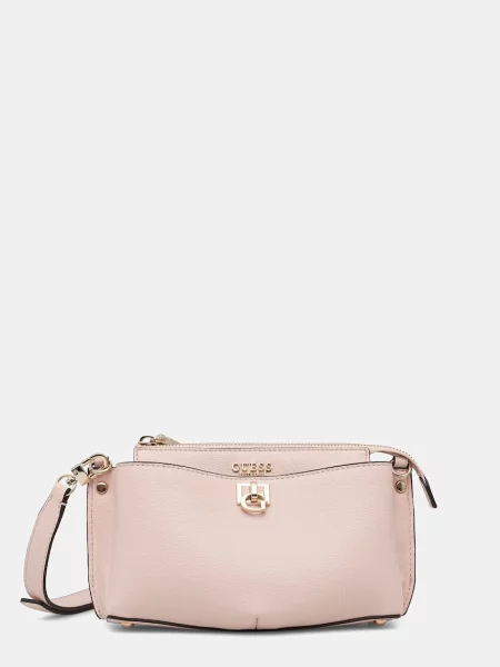 Guess crossbody torbica iz umetnega usnja BIANCA roza