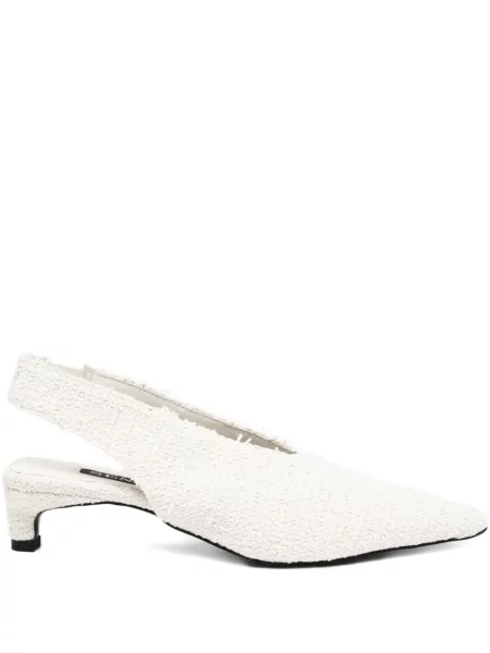 Papuci tip mules Senso alb