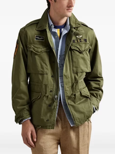Haftowana koszulka polo Polo Ralph Lauren w paski ze sznurkiem niebieska