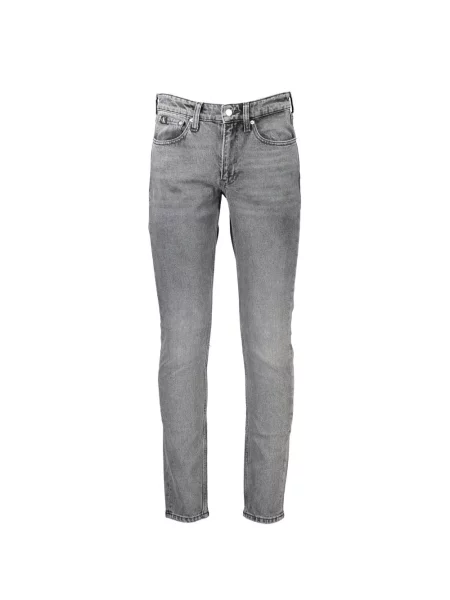 Jeansy skinny Calvin Klein Jeans szare