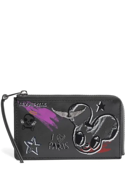 Portofel Zadig&voltaire cu imagine gri