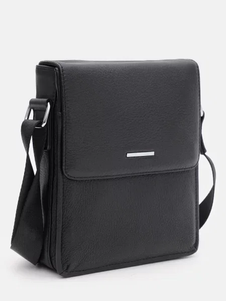 Кожаная сумка через плечо Ricco Grande черная