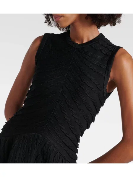 Rochie midi Alaïa până la genunchi de costum negru